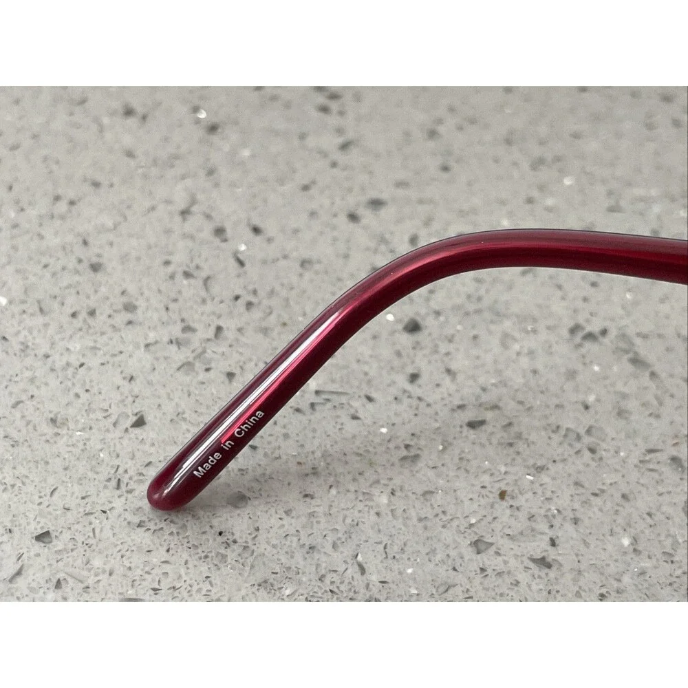 THEORY Eyeglasses Frames ONLY TH1140 C03 135 51 17 Brown Rectangular pink